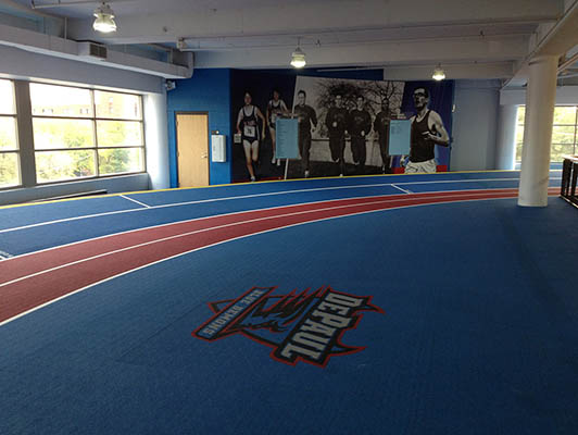 Depaul University Running Track Flooring