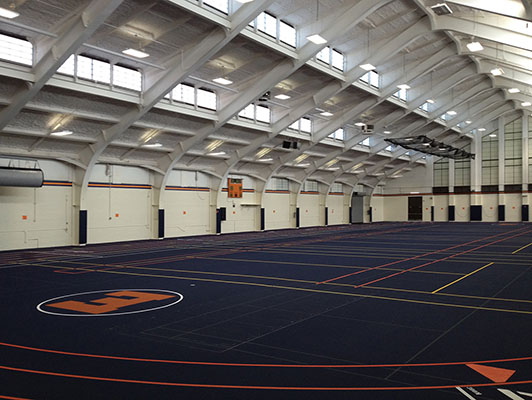 Evanston High School Running Track Surfaces