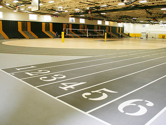 Joliet West High School Running Track Flooring