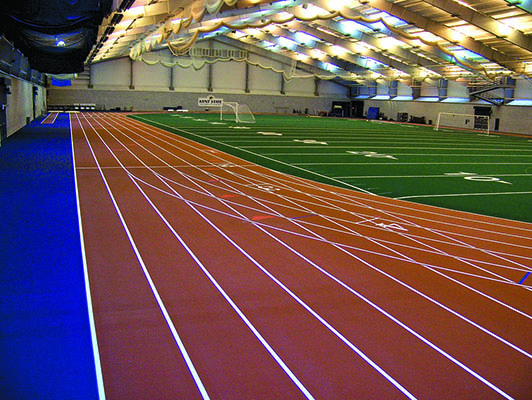 Kent State University Running Track Flooring