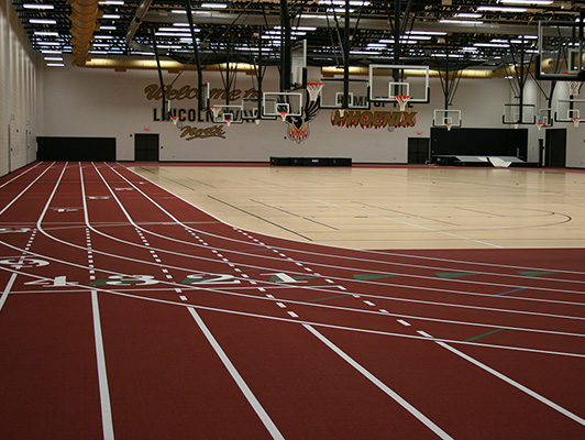 Running Track Flooring Lincoln Way North High School