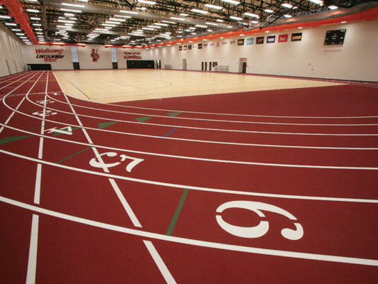 Running Track Flooring Lincoln Way West High School