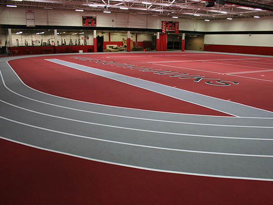 Maine South High School Running Track Flooring