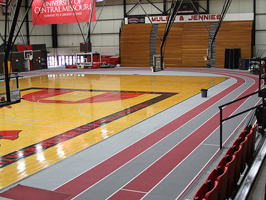 Basketball Court and Indoor Track