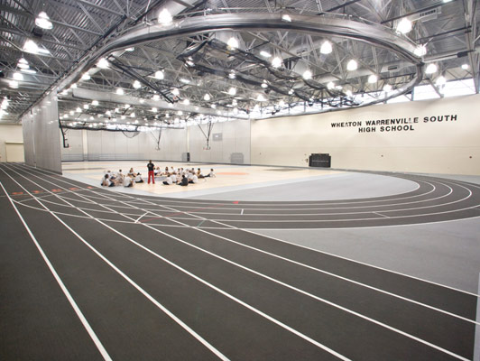 Running Track Surfaces Wheaton Warrenville South High School