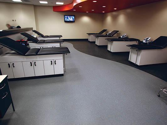 Oklahoma State University Training Room Flooring