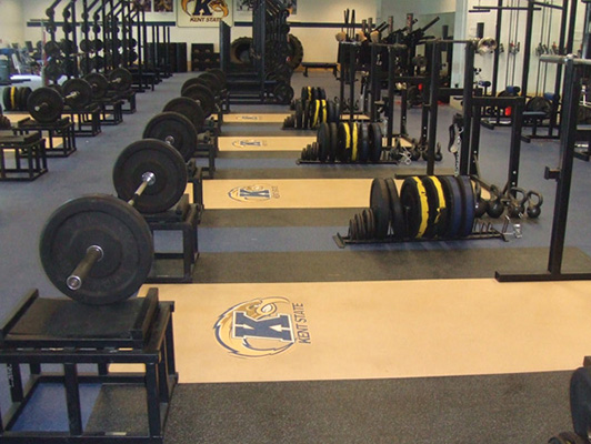 Weight Room Flooring - Kent State University