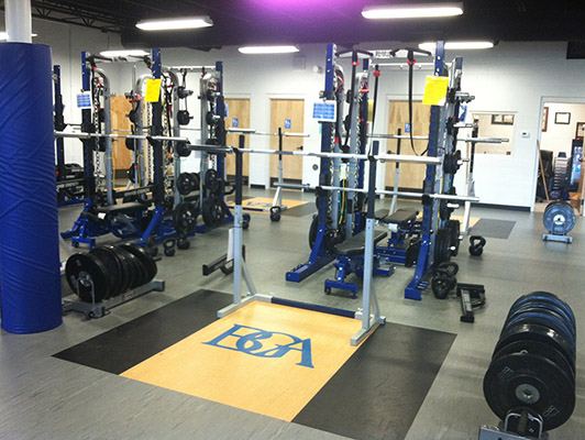 BattleGround Academy Weight Room Flooring