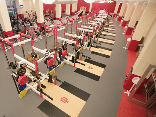 Weight Room Flooring - Indiana University