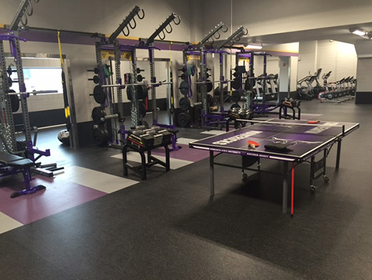 Mankato State University Weight Room Flooring