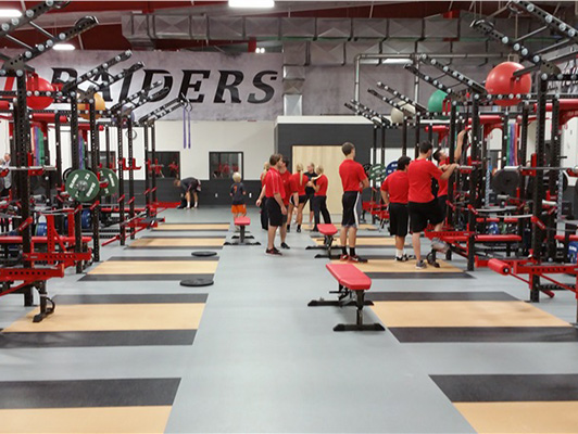 Weight Room Flooring - Northwestern College