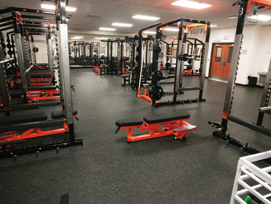 Lincolnway West High School Weight Room Flooring