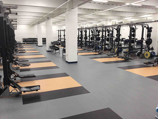 St Ignatus High School Weight Room Flooring