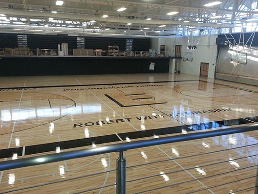 Eisenhower High School - Wood Gym Floor