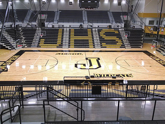 Eight Amazingly Designed Hardwood Basketball Courts - Artisan Wood Floors  LLC