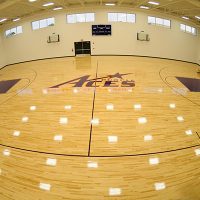 University Evansville - Wood Gym Flooring