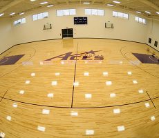 University Evansville - Wood Gym Flooring