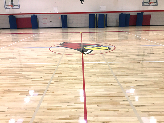 Illinois State University - Hardwood Gym Floor