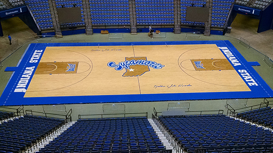 Indiana State University - Hardwood Gym Flooring