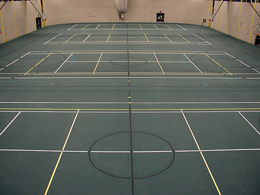 Lorain Community College - Sports Rubber Floor