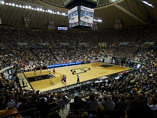 Purdue University Mackey Arena - Hardwood Gym Flooring