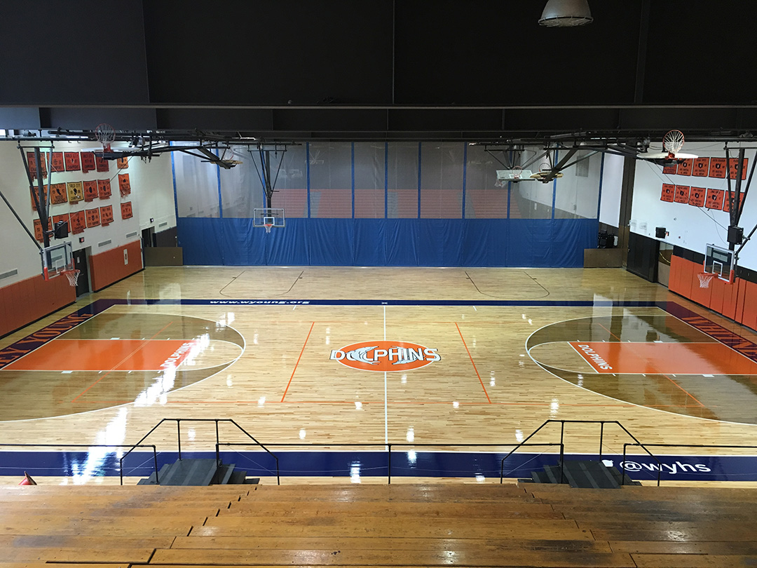 Whitney M. Young Magnet High School - Gymnasium Floor