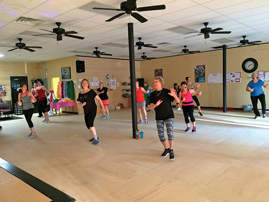 Jazzercise Salem NC - Group Dance Floor