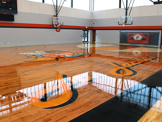 Chester Grade School - Hardwood Gym Flooring