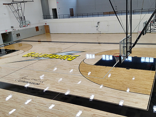 Galesburg High School - Hardwood Gym Flooring