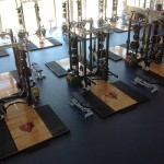 Bears Halas Hall strength training flooring