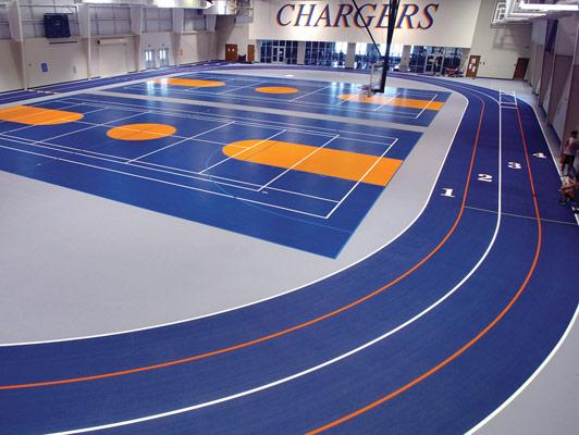 North Montgomery High School - Rubber Sports Flooring