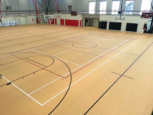 Wabonsee Community College - Indoor Sports Flooring