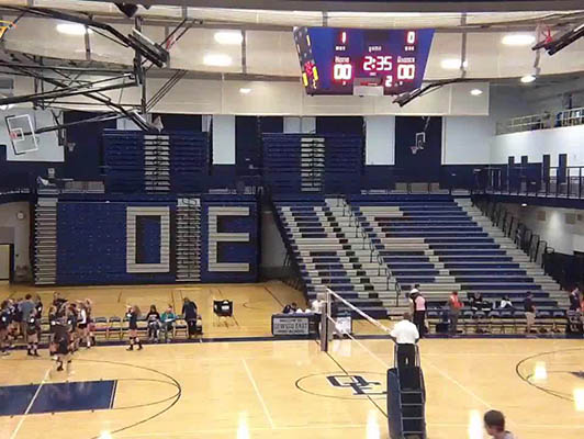 Oswego East High School Volleyball Flooring