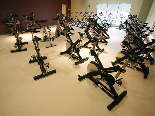 Indiana State University - Exercise Room Floor
