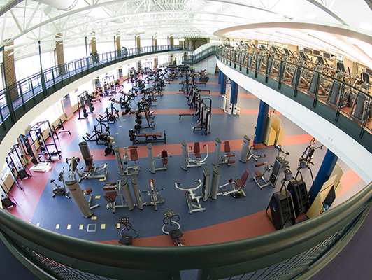 University North Dakota - Fitness Room Floor