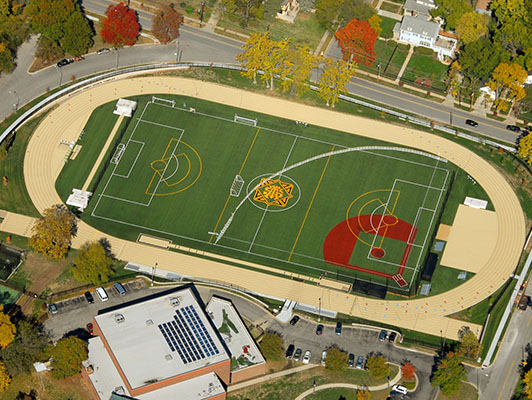 St Teresas Academy Lacrosse Field Turf