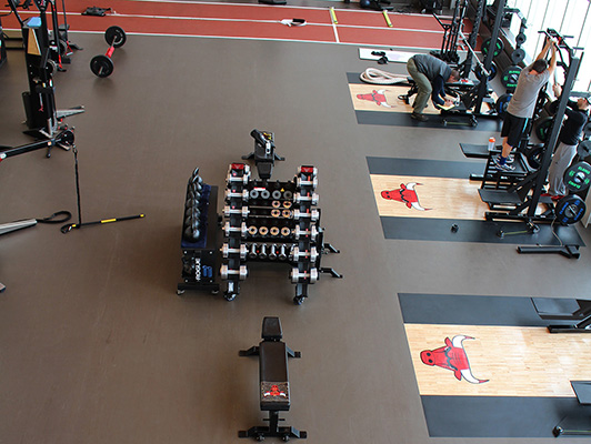 Strength Training Room Flooring