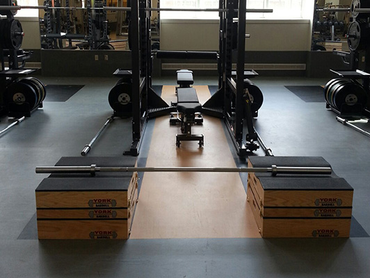 DePauw University Strength Room Flooring