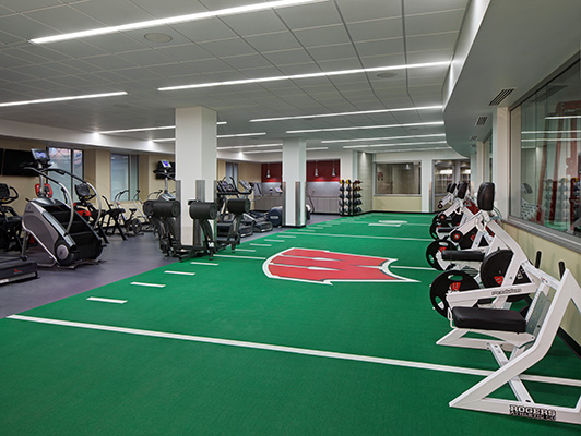 Strength Training Room Flooring - University WI Madison