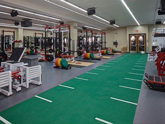 Strength Training Room Flooring - University WI Madison