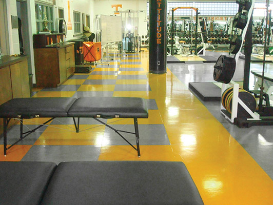 University Of Tennessee - Strength Training Flooring