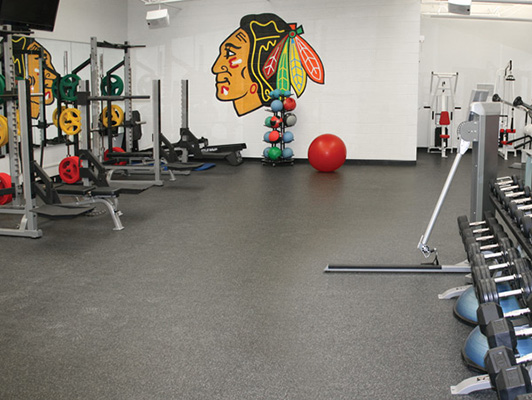 Strength Training Room Flooring