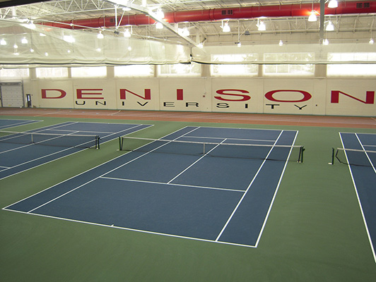 Denison University Tennis Court Flooring