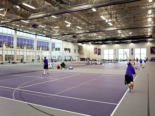 St Thomas University Tennis Flooring