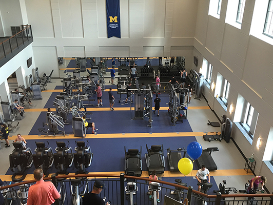 University Of Michigan - Fitness Flooring