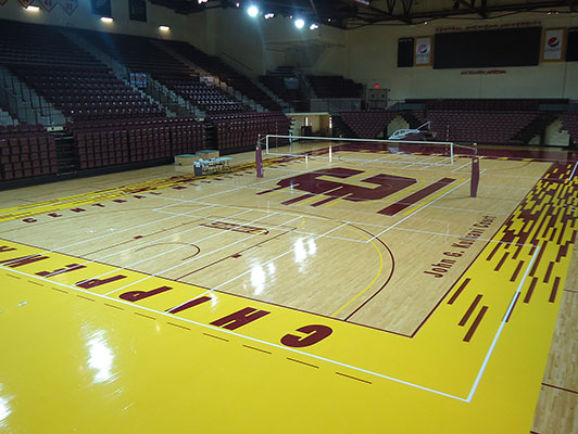 Volleyball Flooring Central Michigan University