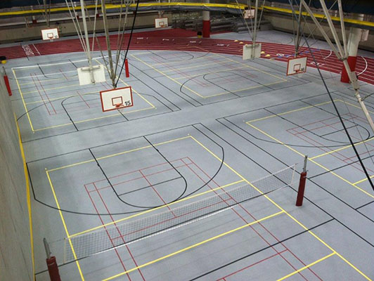 Iowa State University Volleyball Flooring