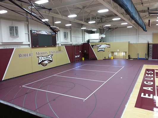 Robert Morris College Volleyball Flooring
