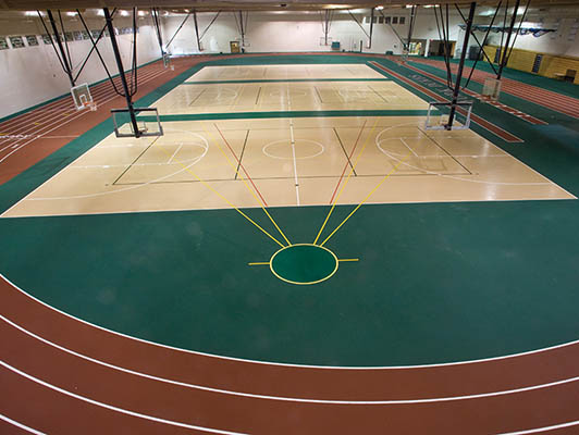 York High School Volleyball Flooring