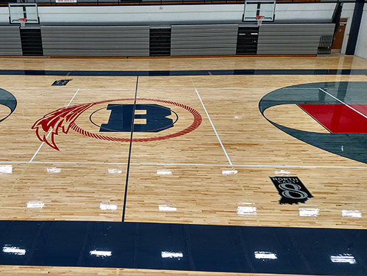 Bellmonth High School - Sports Wood Flooring